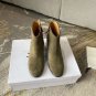 Woman Shoes Isabel Marant Boots Embroidered Ankle Boots 4.5cm Heel Genuine Suede Leather