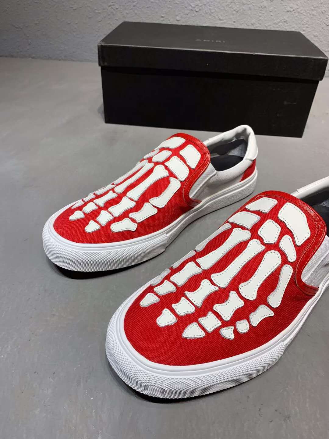 amiri shoes skeleton low top