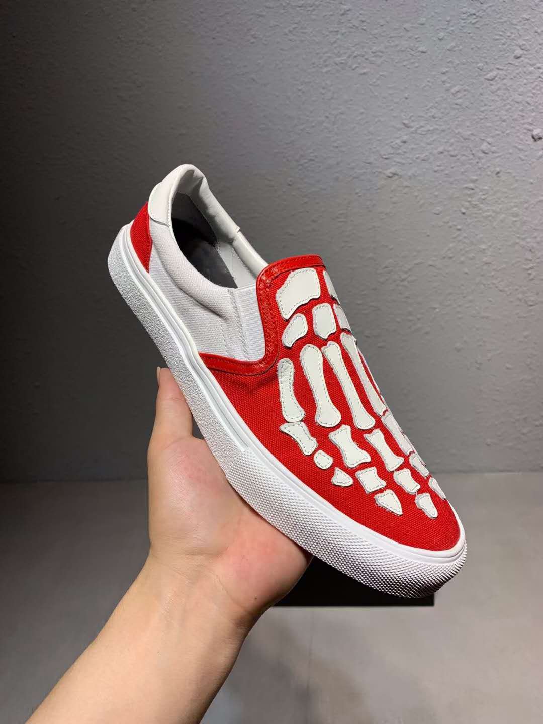 amiri shoes skeleton low top