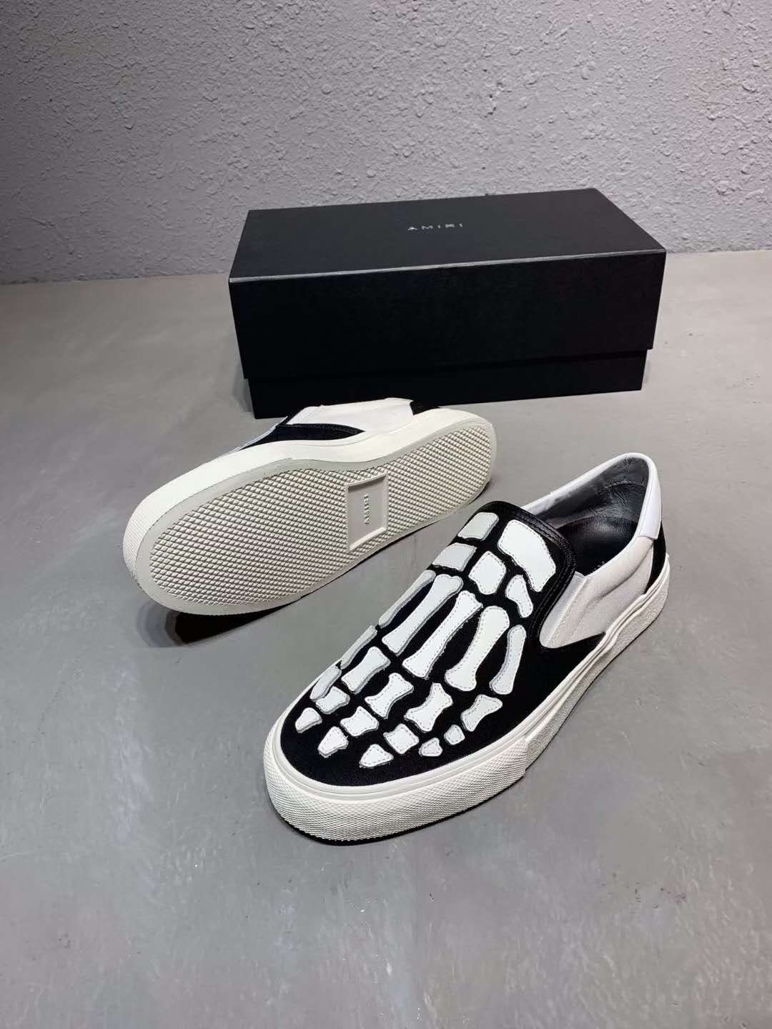 amiri low top skeleton sneakers