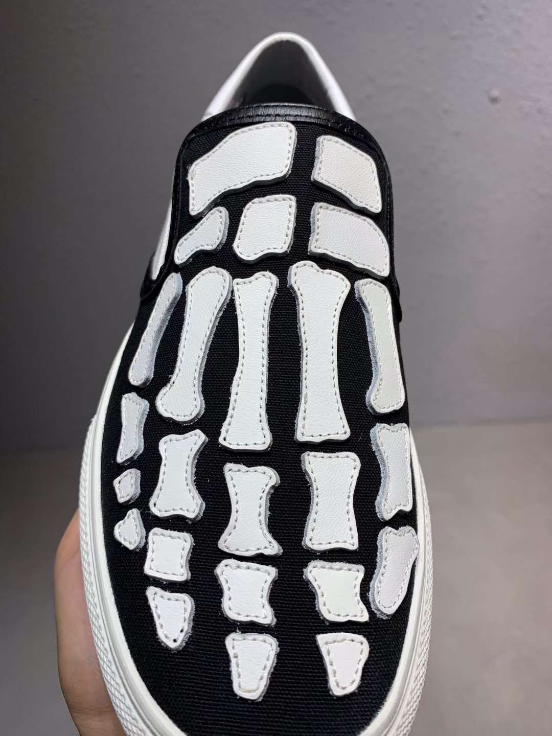 amiri low top skeleton sneakers