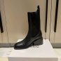 Woman Boots Chloe Boots Black Genuine Leather Fashion Shoes