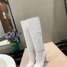 Women Shoes Jacquemus Boots 9cm Heel White Leahter Fashion Show Catwalk Jacquemus Boots