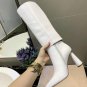 Women Shoes Jacquemus Boots 9cm Heel White Leahter Fashion Show Catwalk Jacquemus Boots
