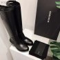 Women Shoes Ann Demeulemeester Knee Boots Belts Genuine Leather Long Boots