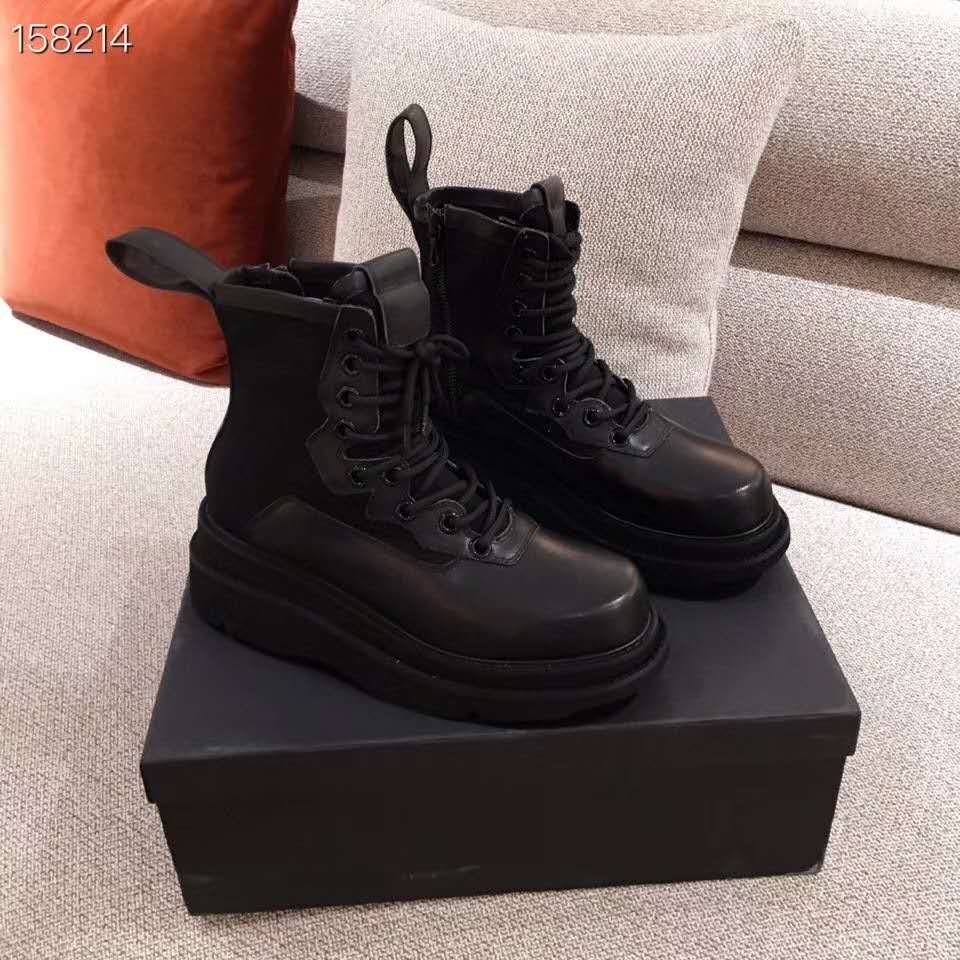 Women Shoes Julius 7 Boots Martin Boots Black Genuine Leather Lace-up ...