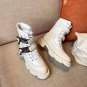 Women Shoes Both Boots Harness White/White Glow Paris Boots