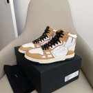 Fashion Shoes Amiri Skel High-top Sneakers Skeleton Brown Lace-up Amiri Sneakers