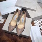 Women Shoes London Jimmy Choo Pumps Cinderella Crystal Wedding Pumps 8.5cm Heel