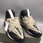 Men's Shoes Rick Owens Sneakers FW20 Performa Maximal Runner Shoes In Black Leather