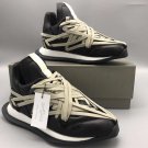 Men's Shoes Rick Owens Sneakers FW20 Performa Maximal Runner Shoes In Black Leather