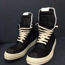 Men's Shoes Rick Owens Black Geobasket Sneakers