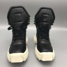 Men's Shoes Rick Owens Black Lace Up Hiking Boots