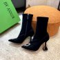 Women's Shoes Amina Muaddi Boots Begum 95mm Embellished Sock Boots Crystal Sunflower