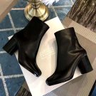 Women's Shoes Maison Margiela Tabi Boots Black Genuine Leather Perfect Quality