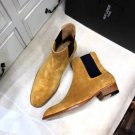 Men's Shoes Saint Paris Laurent Boots Amber Wyatt Chelsea Boots Brown Elastic Panels