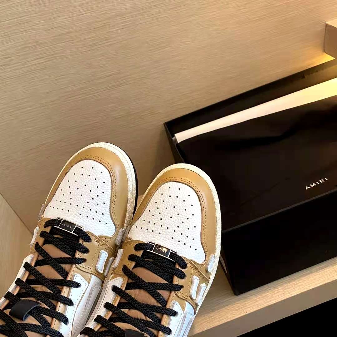 amiri tan sneakers