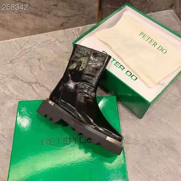 Women's Shoes Peter Do Combat Boots Signature Metal Detail