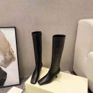 Women's Shoes By Far Boots Rosalia Black Genuine Leather Knee-high Boots