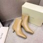 Women's Shoes By Far Boots Audrey Stretch-leather Ankle Boots Side Zipper