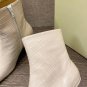 Women's Shoes By Far Boots Crocodile Pattern Audrey Stretch-leather Ankle Boots Genuine Leather