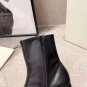 Women's Shoes By Far Boots Sofia Black Genuine Leather Ankle Boots