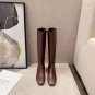 Women's Shoes By Far Boots Knee-high Classic Genuine Leather Long Boots