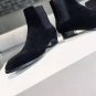 Men's Shoes Saint Paris Laurent Boots Black Genuine Suede Wyatt Chelsea Boots