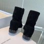 Women's Shoes Isabel Marant Boots Crisi Suede Ankle Boots Black