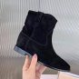 Women's Shoes Isabel Marant Boots Crisi Suede Ankle Boots Black
