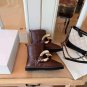 Women's Shoes Jw Anderson Boots Wool Chain Fashion Warm Deep Red Boots