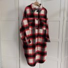 Paris Isabel Marant Coat Gabrion Single-breasted Checked Wool-blend Coat In Red