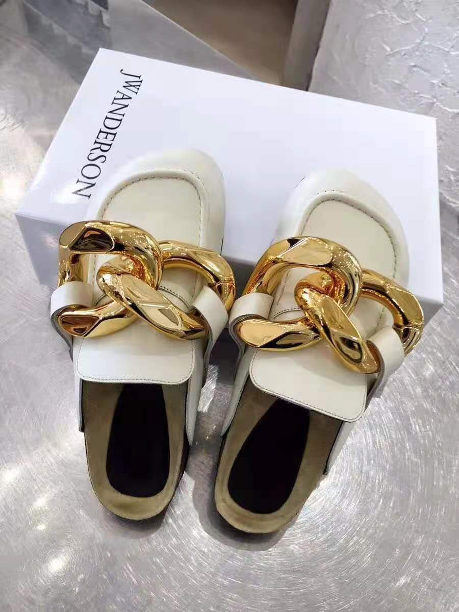 via spiga yania chain link leather loafer