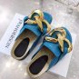 Women's Shoes Jw Anderson Loafers Chain Blue Genuine Leather Anderson Chain Slide Mules