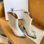 Women's Shoes Isabel Marant Boots Lamsy White Genuine Leather Ankle Boots