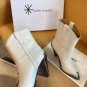 Women's Shoes Isabel Marant Boots Lamsy White Genuine Leather Ankle Boots