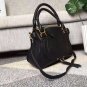 Designer Marcie Handbag Classic Medium Marcie Bag Black Genuine Leather Handbag Grain Calfskin