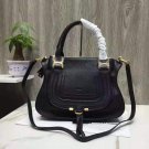 Designer Black Marcie Handbag Classic Medium Marcie Bag Genuine Leather Handbag Grain Calfskin