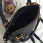 Designer Marcie Handbag Classic Medium Marcie Bag Genuine Leather Tote Black Grain Calfskin