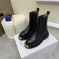 Women's Shoes Sandro Paris Boots Black Genuine Leather Elasticated Ankle Boots