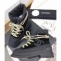 Women's Shoes Paris Cc Down Snow Boots Biker Motorcycle Fashion Show Rare Boots