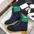 Women's Shoes Paris Cc Martin Boots Fashion Show Runway Lace-up Boots