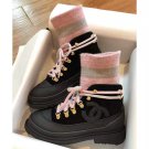 Women's Shoes Paris Cc Martin Boots Stretch Sock Lace-up Coco Boots Fashion