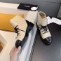 Women's Shoes Quilted Gold Cc Chain Combat Boots Lace Up Paris Coco Ankle Boots