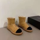 Women's Shoes Paris Cc Snow Boots Sheepskin Wool Brown Warm Boots