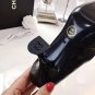 Women's Shoes Paris Cc Pumps Black Genuine Leather 8.5cm Heel Fashion Coco Pumps