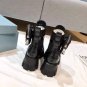 Women's Shoes Brushed Rois Leather Nylon Monolith Boots