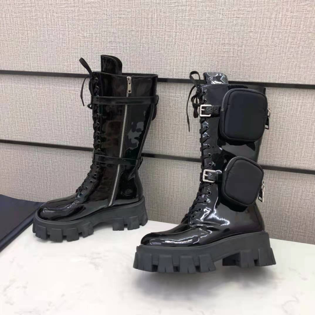 removable pouch combat boot