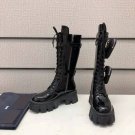 Women's Shoes Monolith Boots Chunky Sole Pocket Pouch Combat Boots