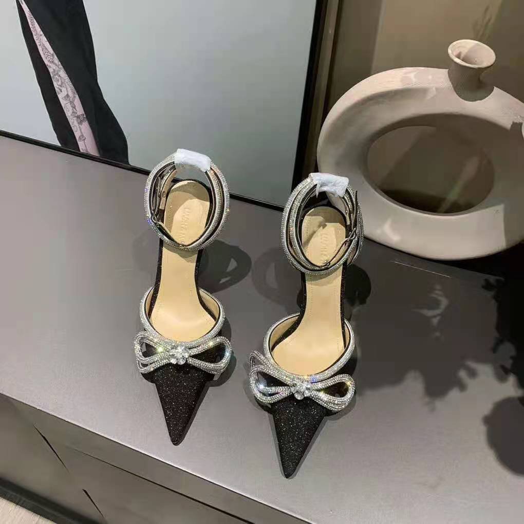 mach and mach black heels
